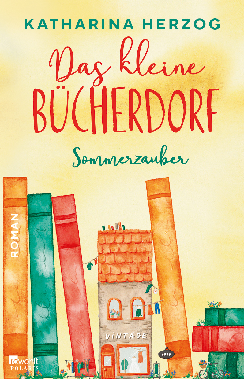 Das Cover von Sommerzauber, dem vierten Band der Bestseller-Liebesromanreihe Das schottische Bücherdorf von Erfolgsautorin Katharina Herzog