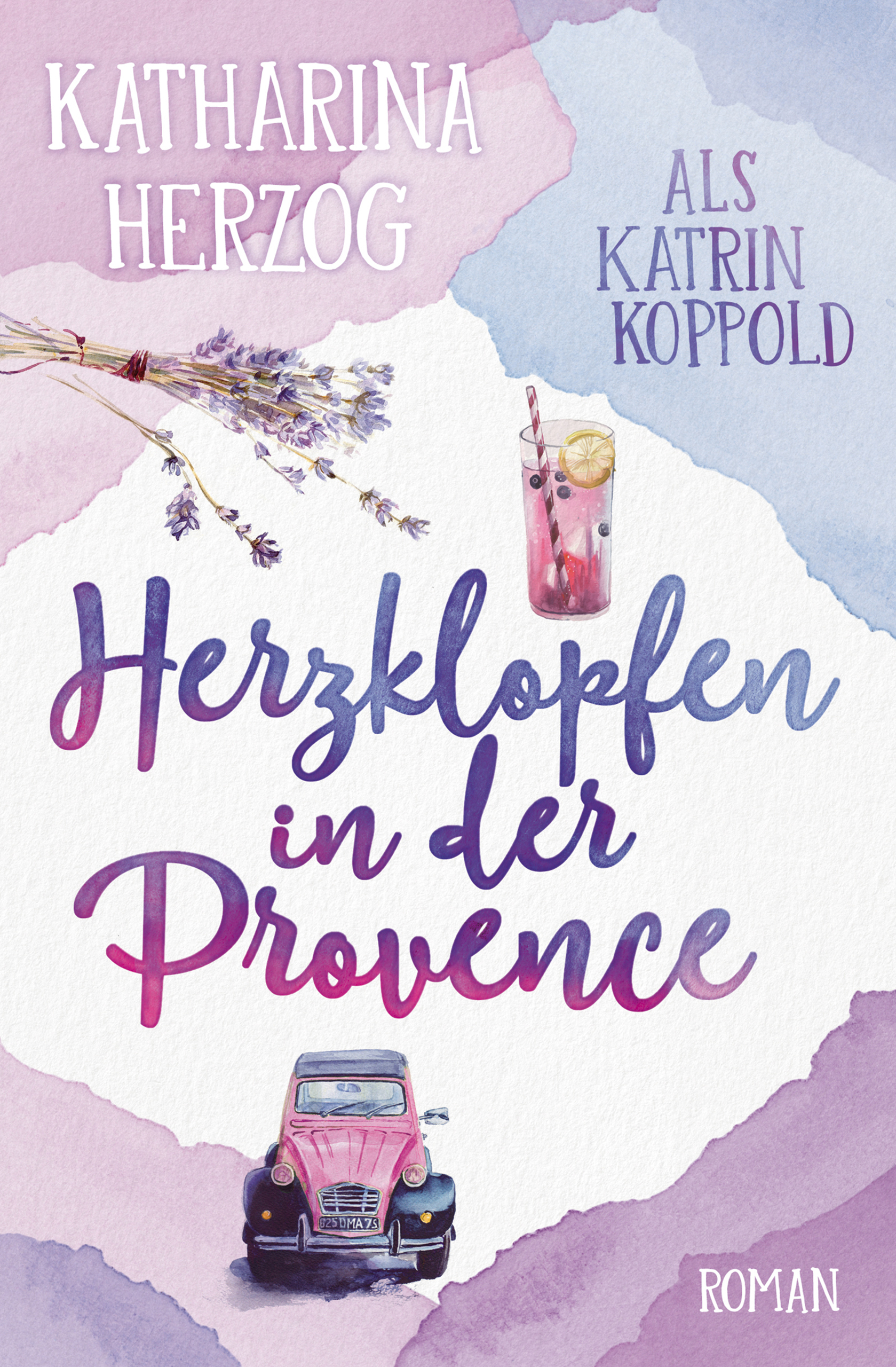 Cover des Liebesromans Herzklopfen in der Provence von Katharina Herzog